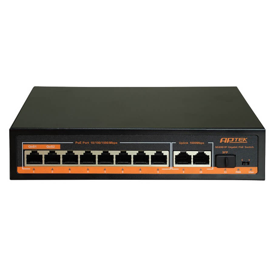 8-port Gigabit PoE Switch APTEK SG1083P